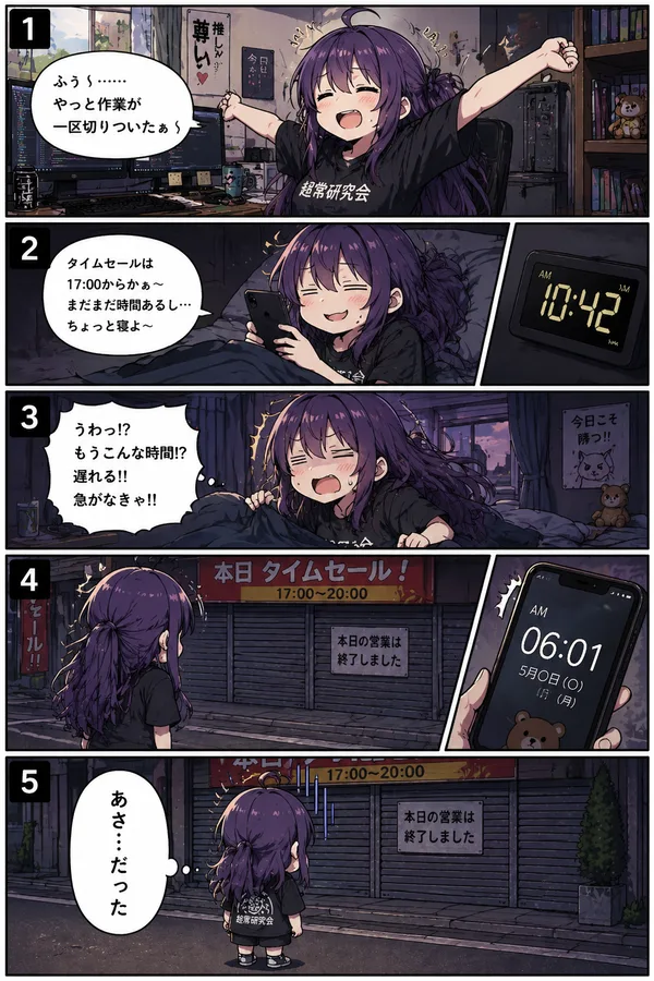 朝と夕方って紛らわしいよね