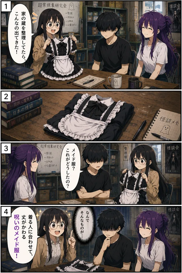 呪いのメイド服
