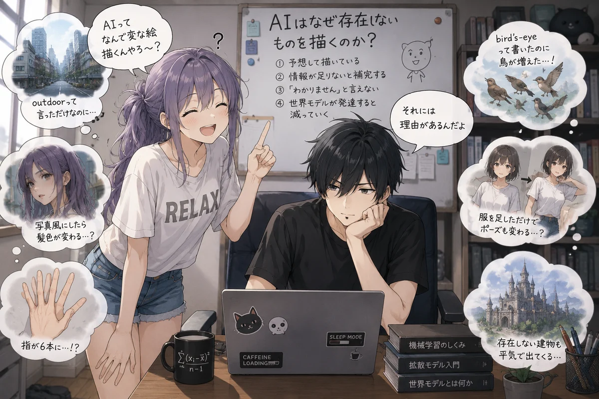 AIはなぜ存在しないものを描くのか？
